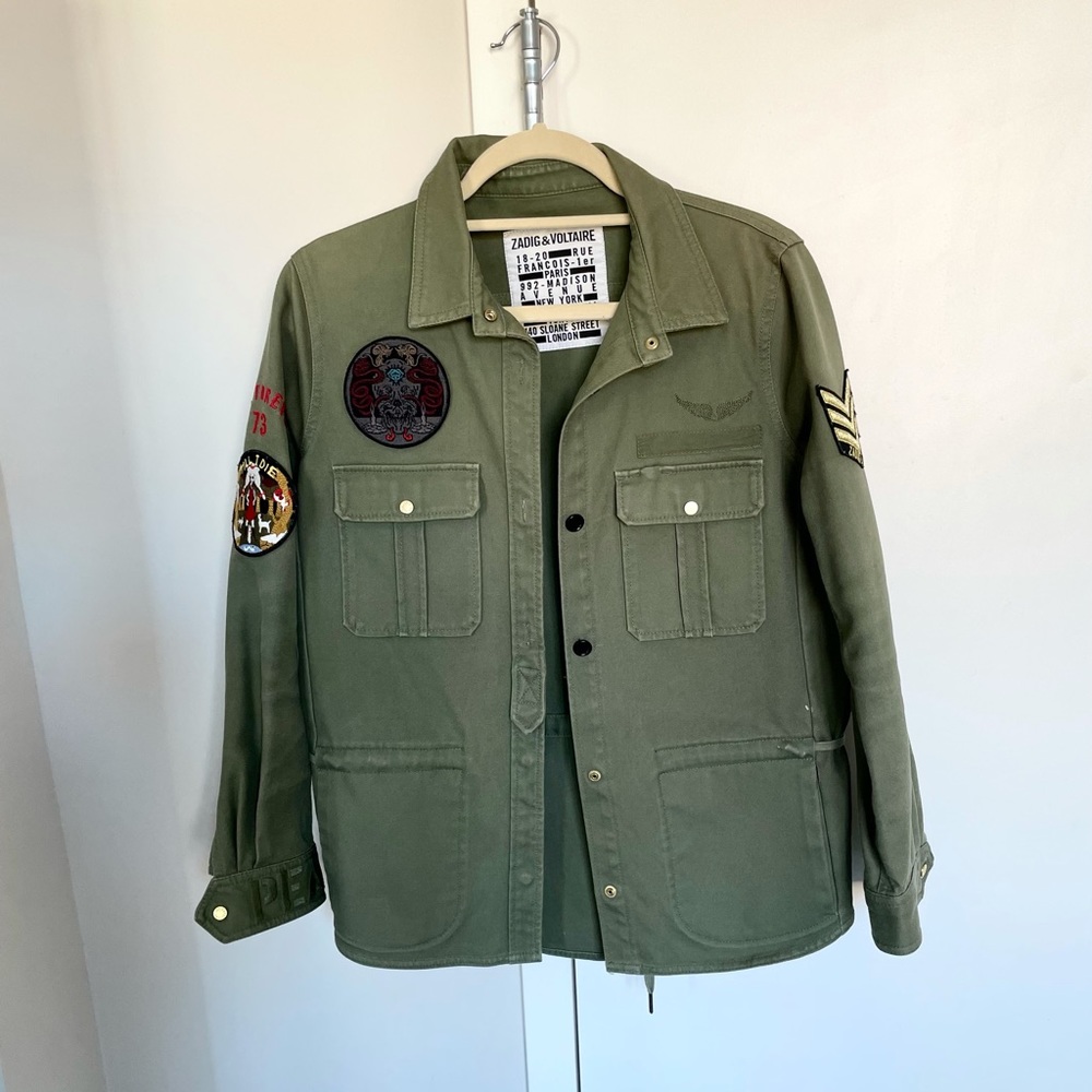 Zadig and Voltaire military jacket